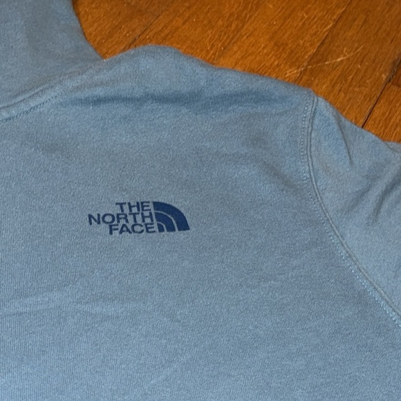 The North Face Teal Long Sleeve Pullover Drawstring Hoodie LG - Picture 14 of 16